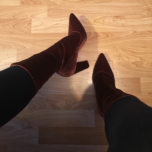 Brown Suede Boots - Picture 1 of 5